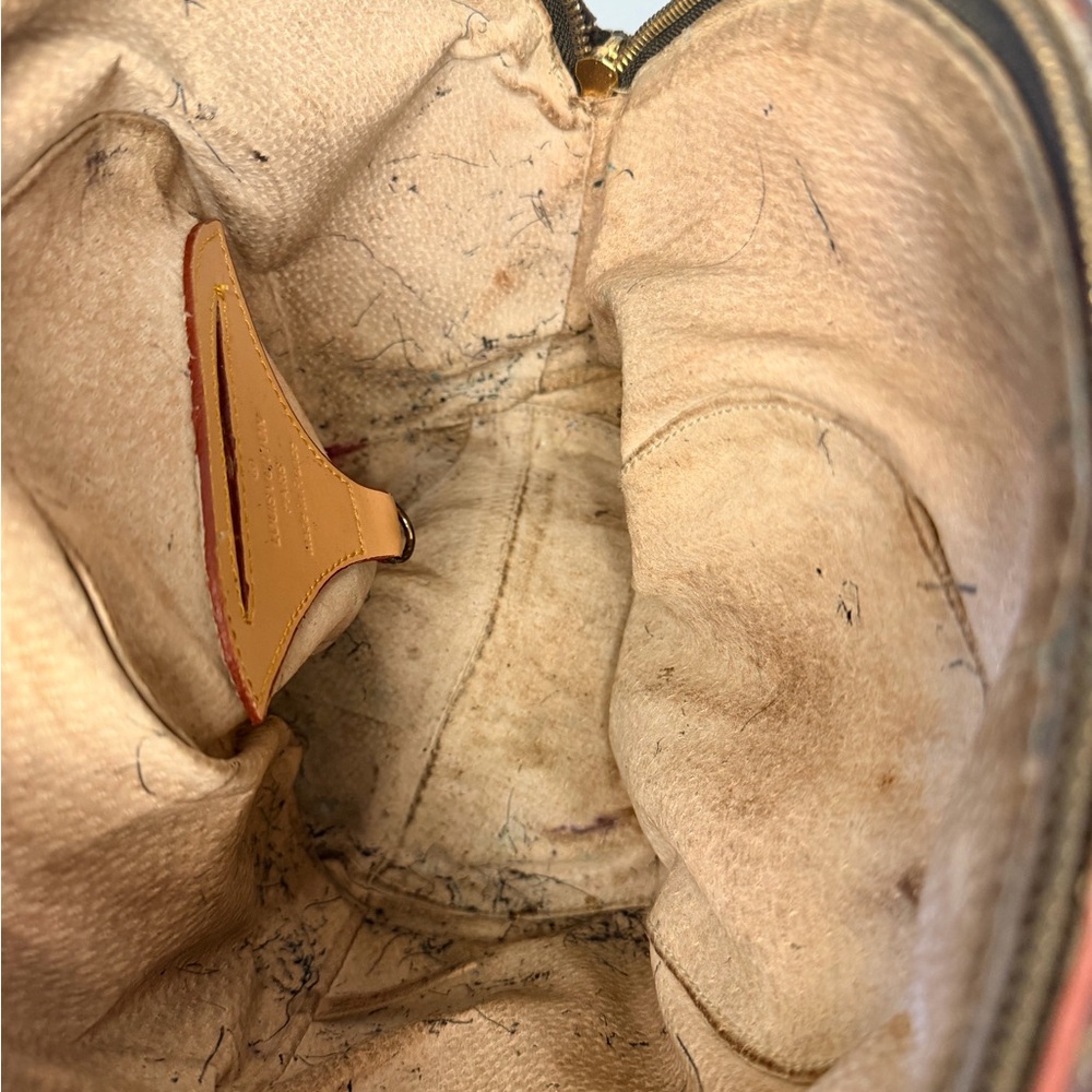 Louis Vuitton Ellipse PM Monogram Authentic Repair Project Interior Damage - Picture 4 of 16